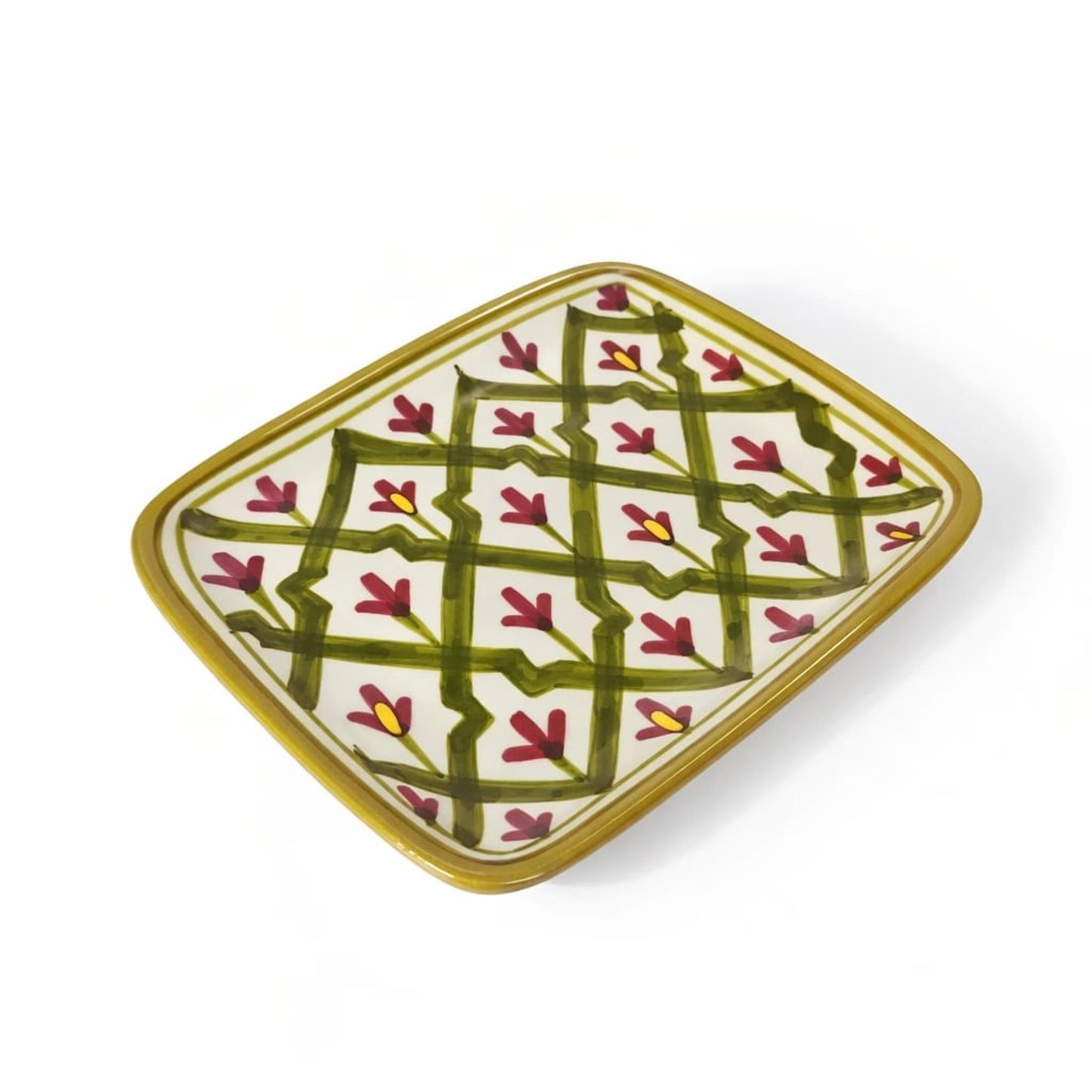 Small Tray Mida Gold Ceramic