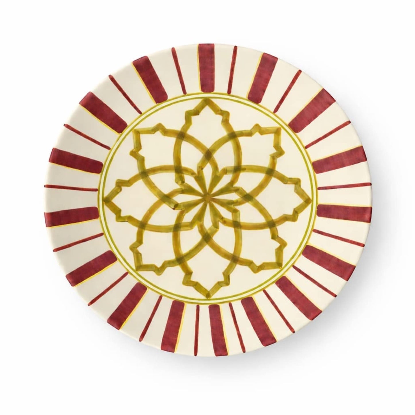 Presentation Plate Mida Gold Ceramic