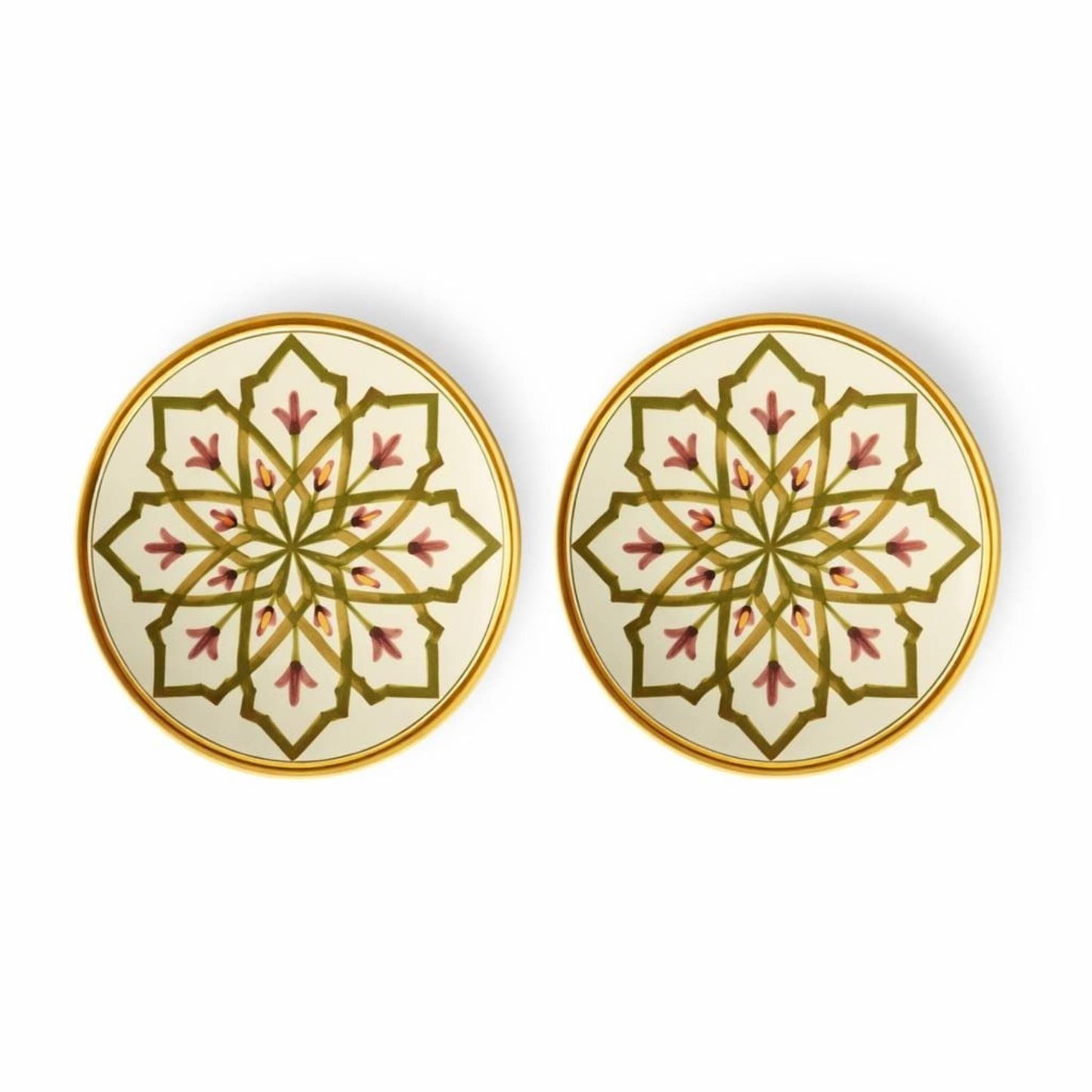 Dessert Plate Mida Gold Ceramic