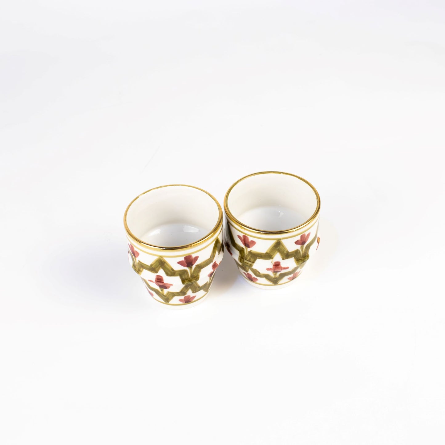 Small Mida Khaki Coffee Cup Set of 2