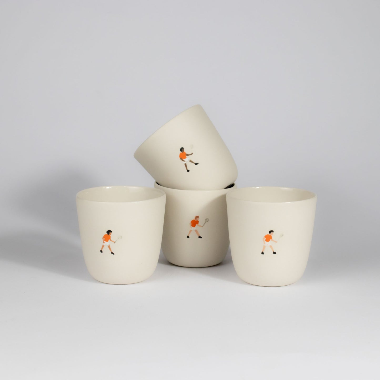 Tennis Medium Cup Beige