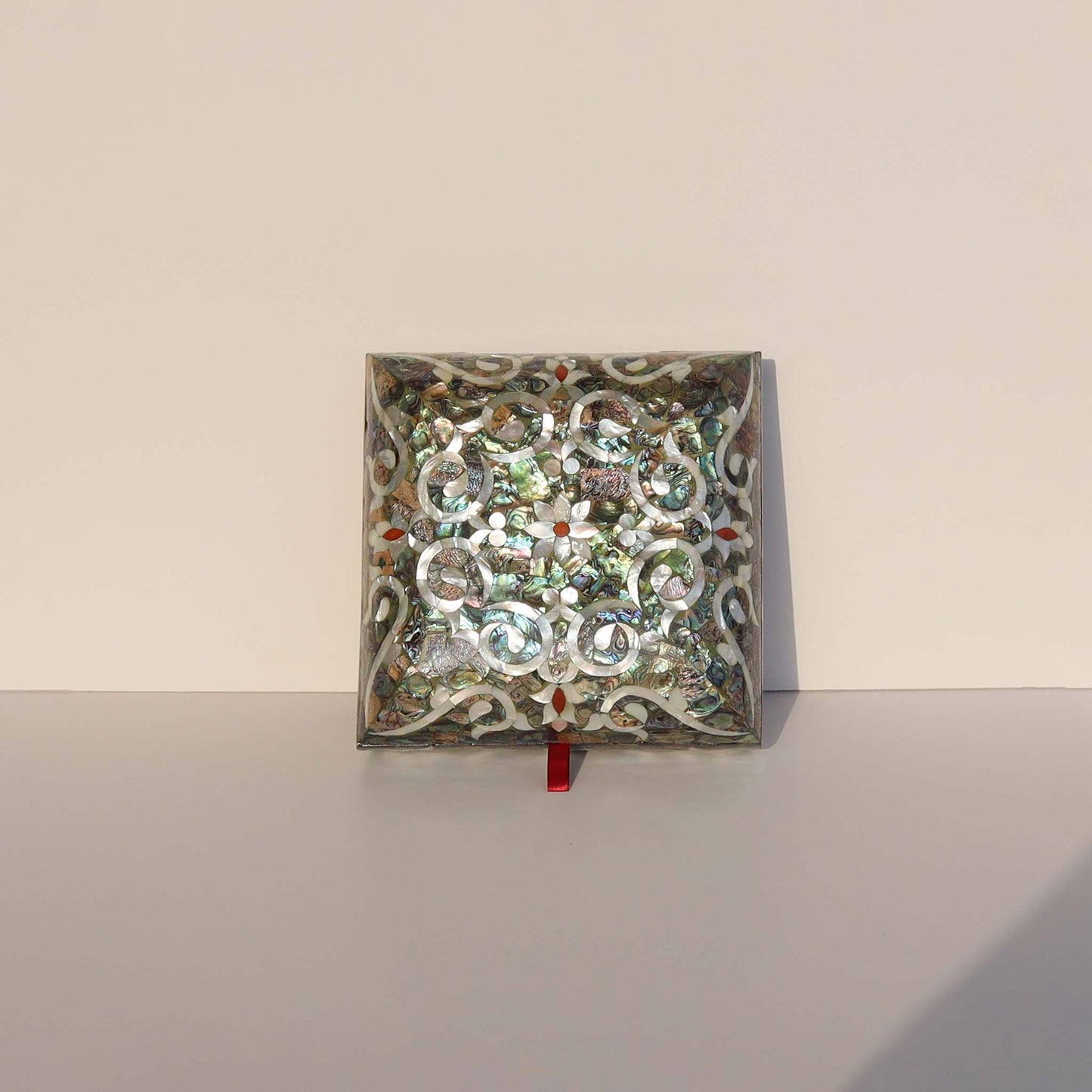 Wooden Jewelry Box Sadaf Engraved with mother of pearl inlay