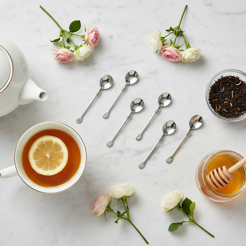 Cane Teaspoons Set of 6