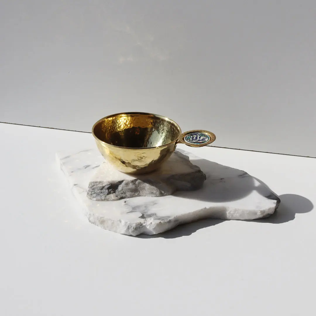 Nut Bowl Brass Ichani Handle Kanzaman