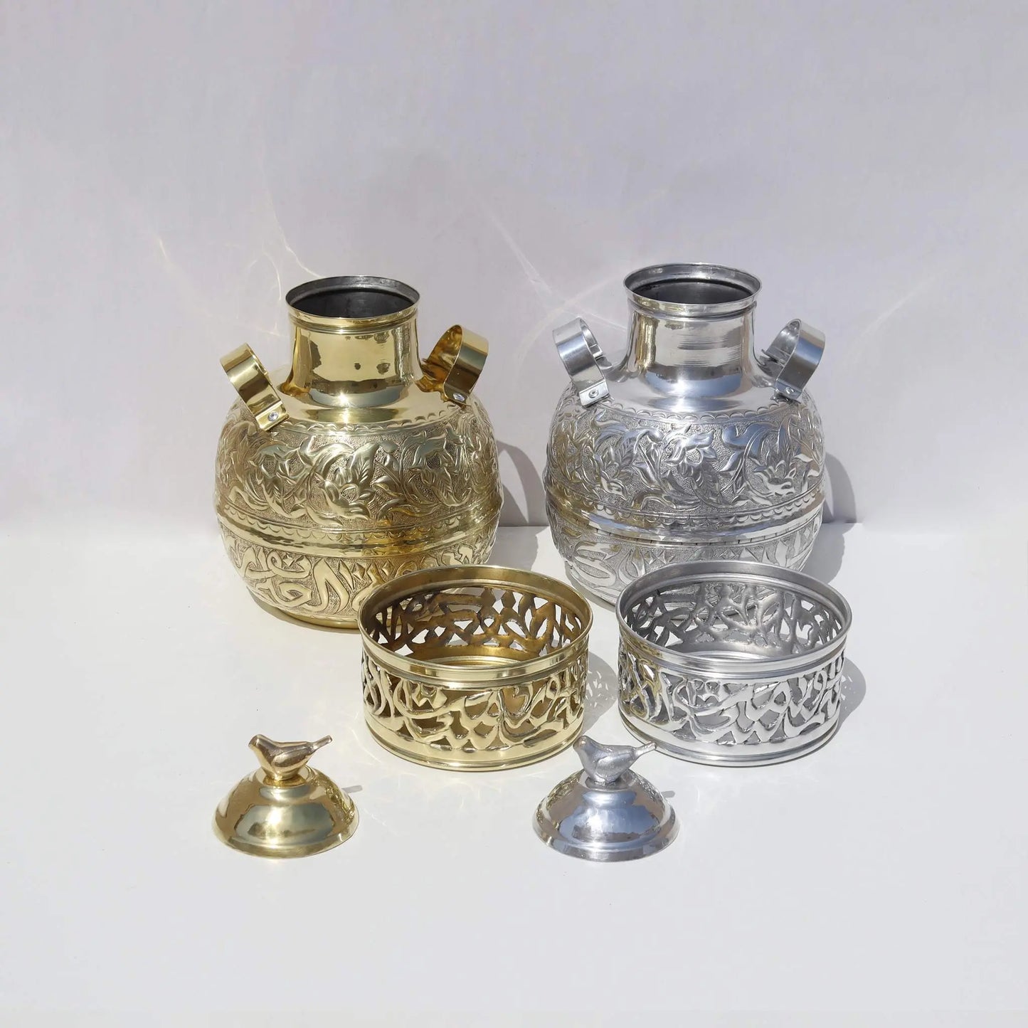 Silver Fuul Jar Maher Hassoun