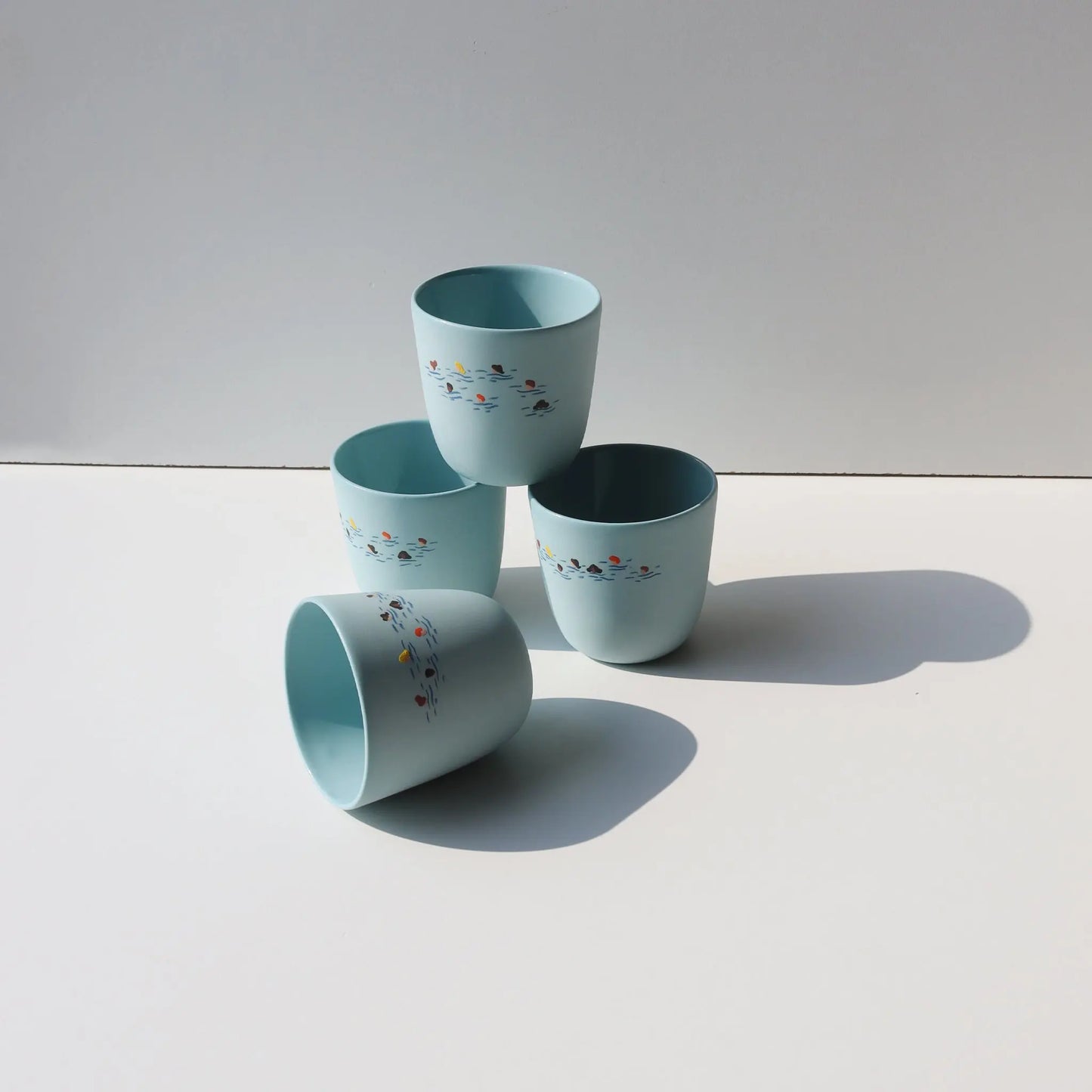 Swimmers Medium Cup Sky Blue Top Top