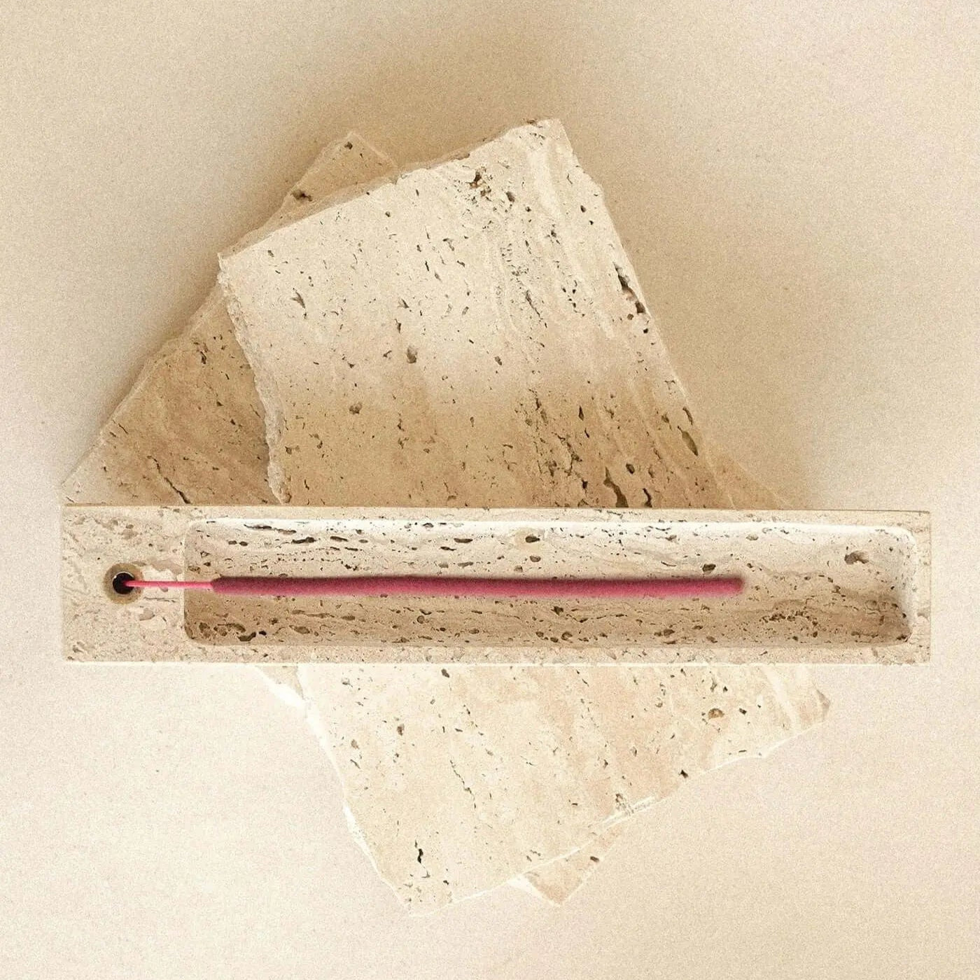 Travertine Incense Holder - Pieces SA