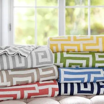 Arcadia Lap Throw Bronze/White Furniture Pieces