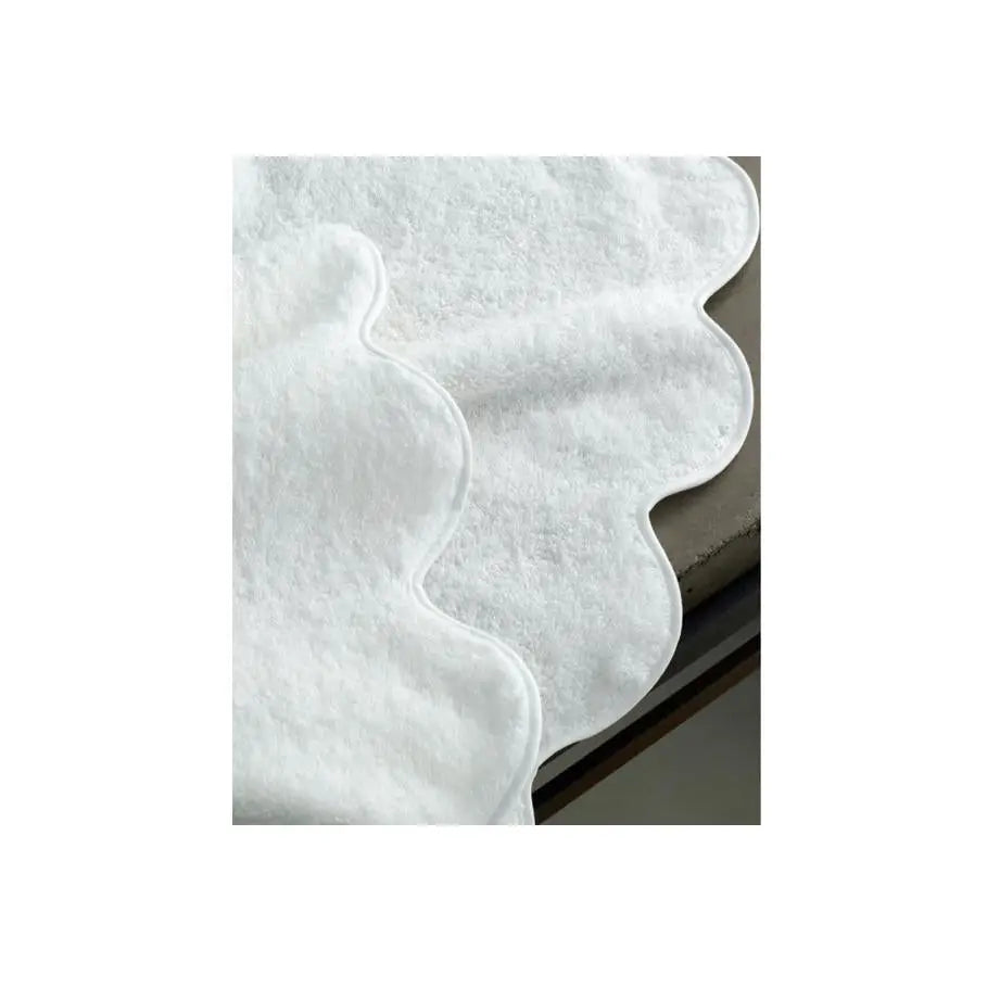 Guest Towel Scallop Cairo White Accessories Pieces