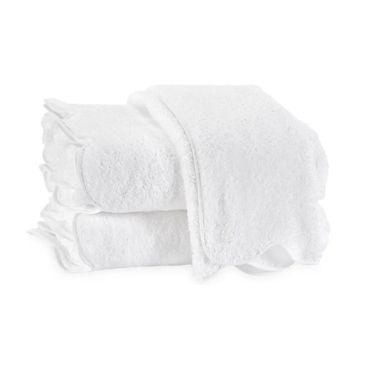 Guest Towel Scallop Cairo White Accessories Pieces
