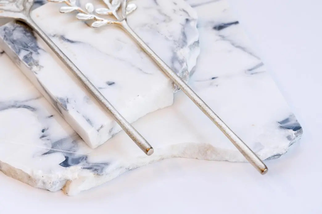 Serving Set Leaf Imprint Accessories Pieces