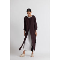 Load image into Gallery viewer, Panel Jacket with Round Neck Dress
