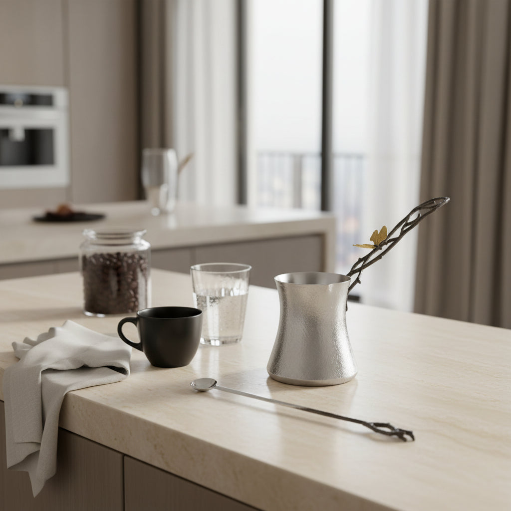 Butterfly Ginkgo Large Coffee Pot with Spoon - Pieces SA