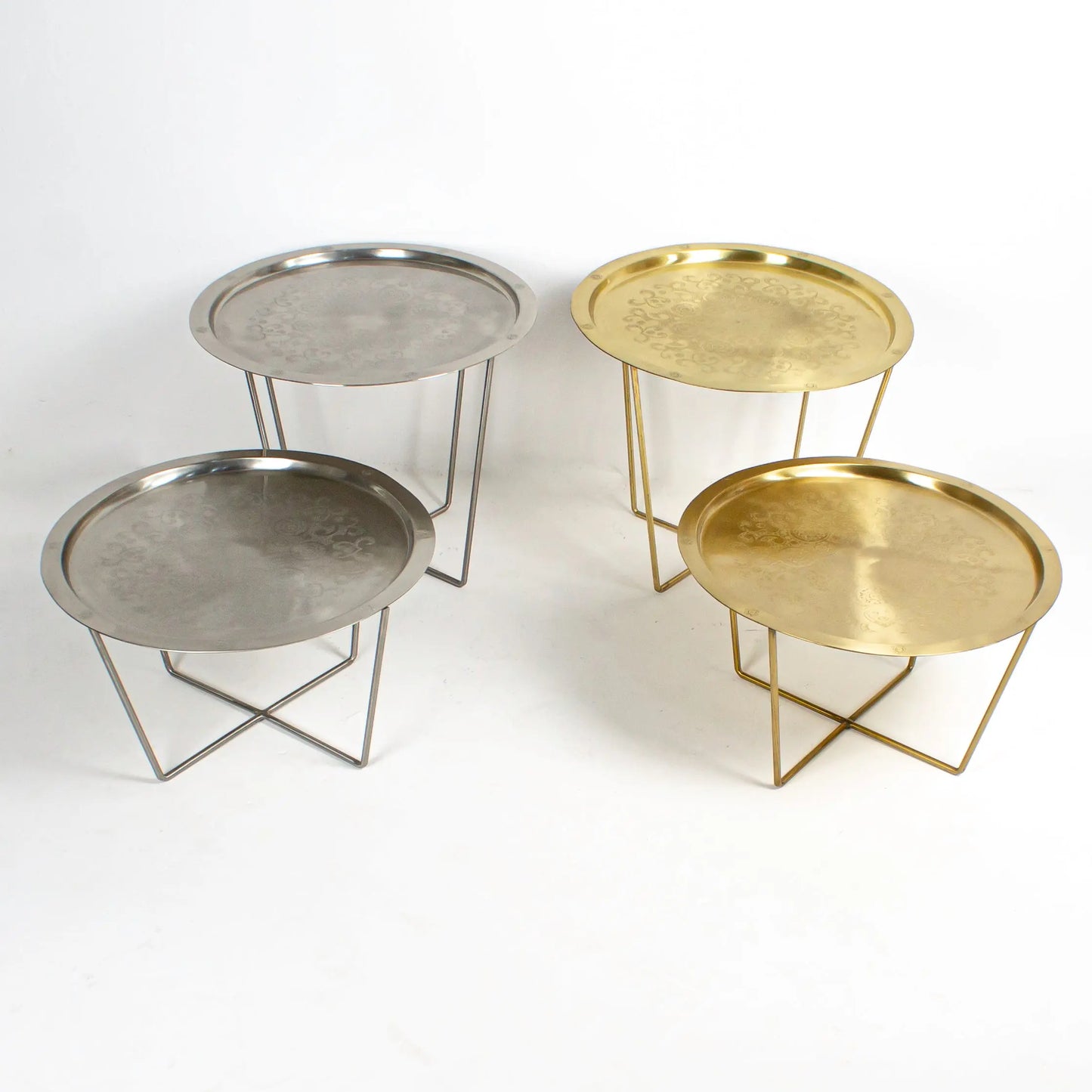 Side Table Matt Nickel Small - Pieces SA