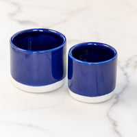 Load image into Gallery viewer, Handmade Blue Ink Cup Small xccscss.
