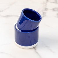 Load image into Gallery viewer, Handmade Blue Ink Cup Small xccscss.
