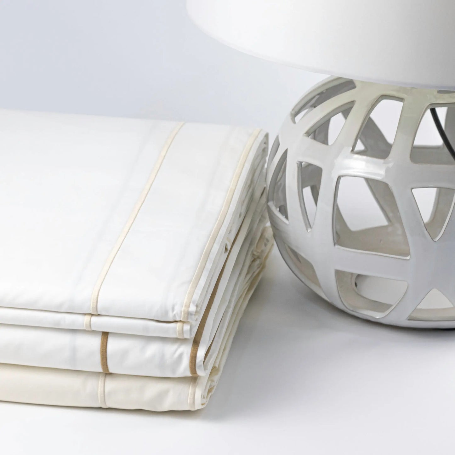 King Duvet-Ecru/Ecru - Pieces SA