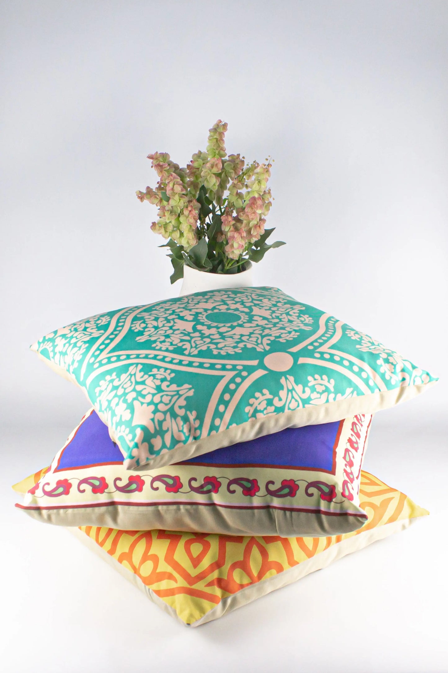 Summer Khyameya Blue & White Cushion - Pieces SA