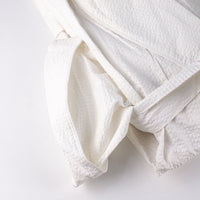 Load image into Gallery viewer, Robe Stripe Seersucker White Medium
