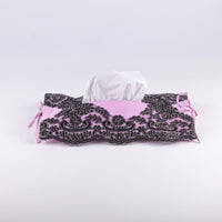 Load image into Gallery viewer, Soft Tissue Cover Purple with Black Lace
