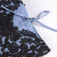 Load image into Gallery viewer, Soft Tissue Cover Blue with Black Lace
