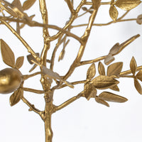 Load image into Gallery viewer, Decorative Bael Leaf Tree Brass Matt Gold 39&quot; x 27&quot;
