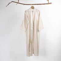Load image into Gallery viewer, Robe Beige with Ivory Lace
