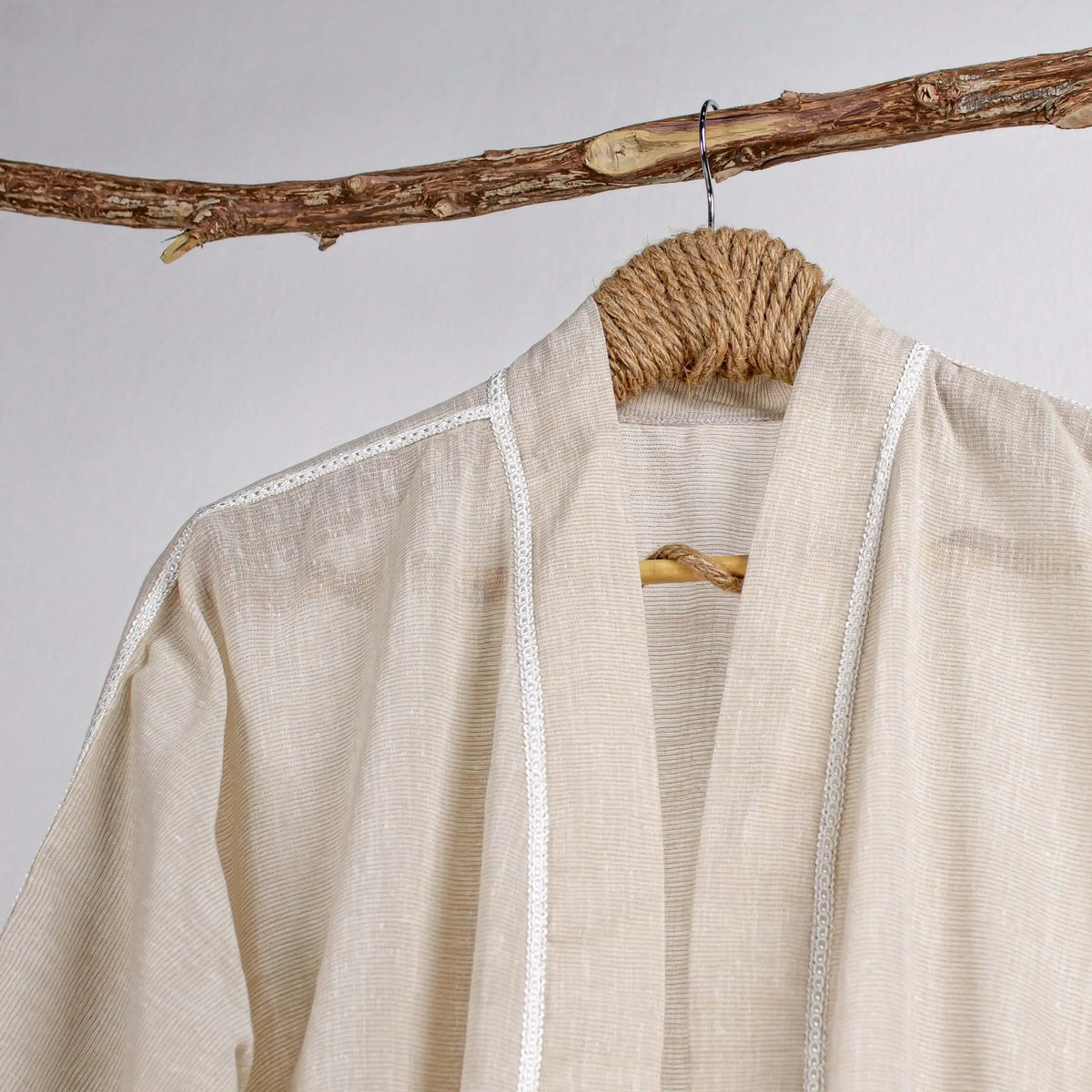 Robe Beige with Ivory Lace - Pieces SA