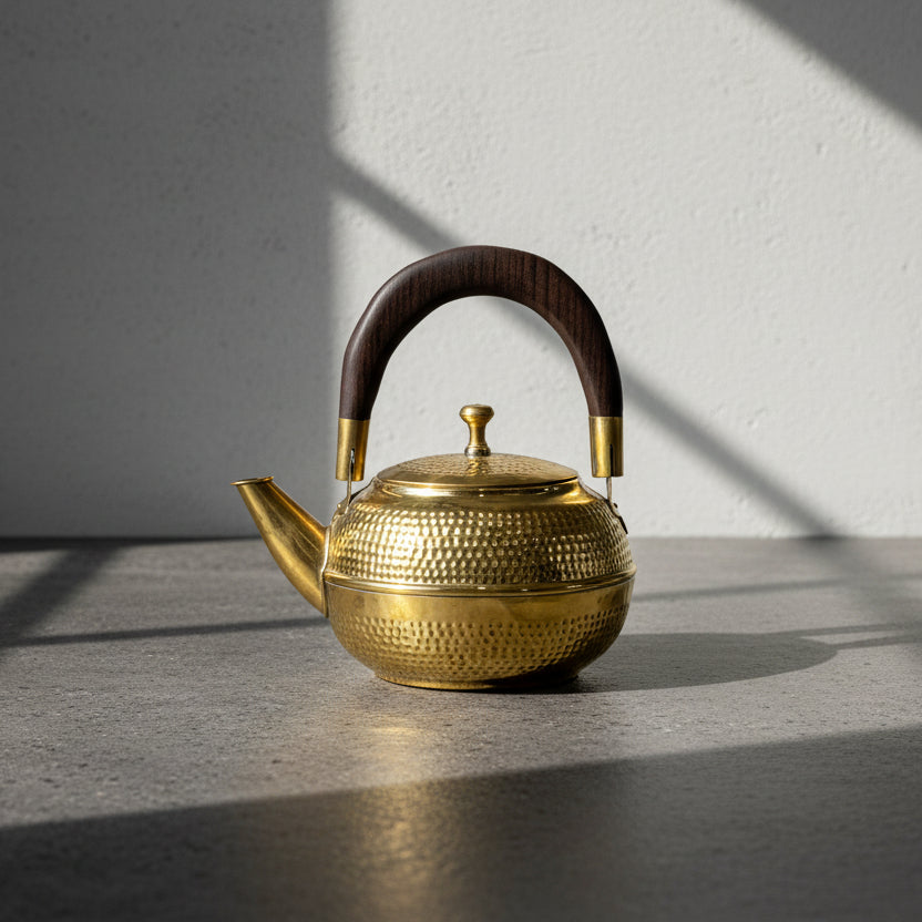 Theiere Gold Hammered - Pieces SA
