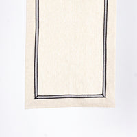 Load image into Gallery viewer, Table Runner Beige Black Colber Lace
