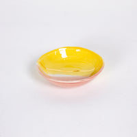 Load image into Gallery viewer, Two Coloured Gold Small Bowl Jaune Rose
