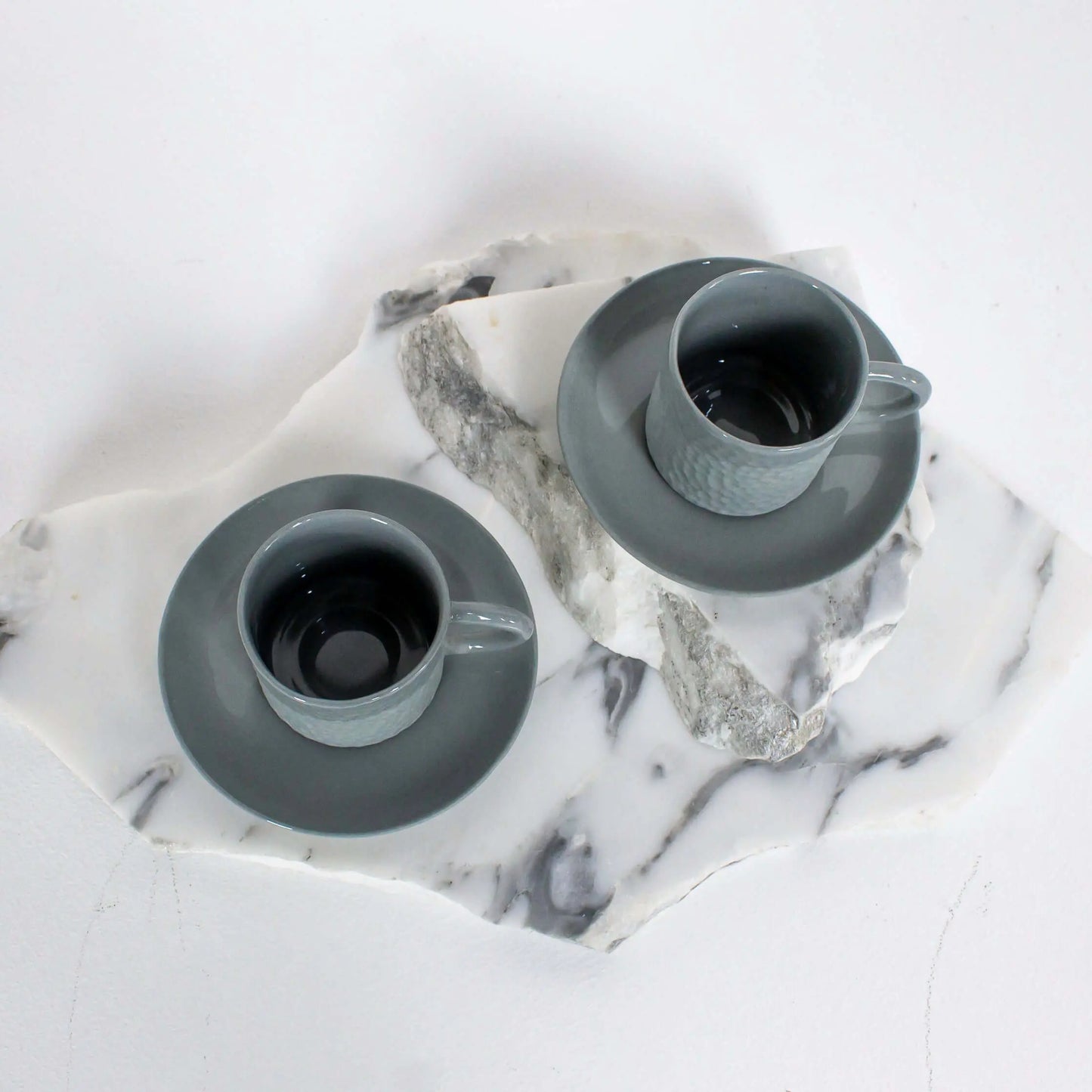 Pure Love Porcelain Coffee Cup Grey - Pieces SA