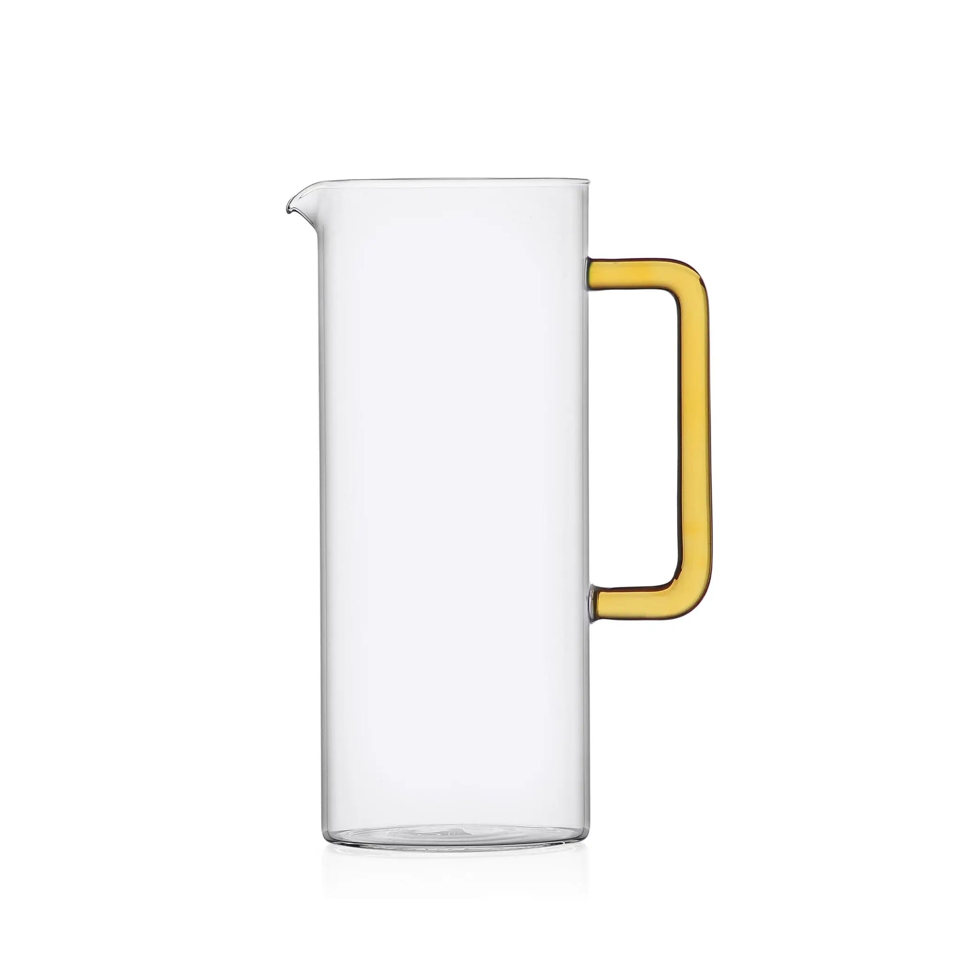 Tube Jug with Yellow Handle - Pieces SA