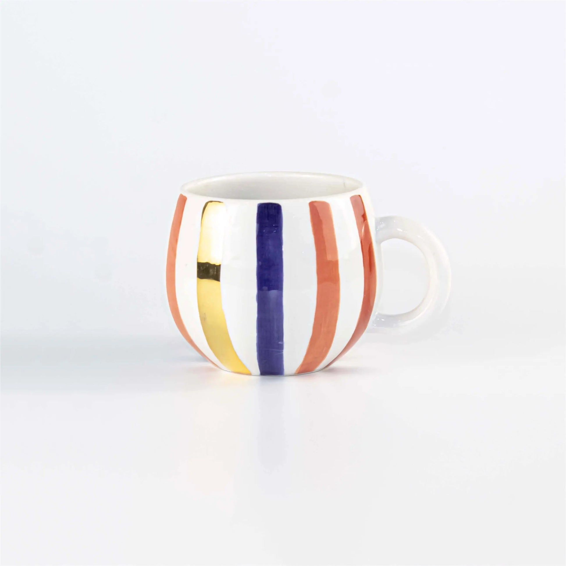 Mug Beldi Ourika Blue Gold Ceramic - Pieces SA