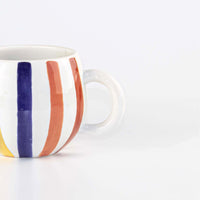 Load image into Gallery viewer, Mug Beldi Ourika Blue Gold Ceramic
