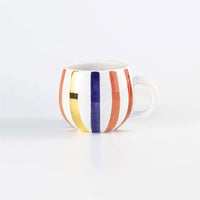 Load image into Gallery viewer, Mug Beldi Ourika Blue Gold Ceramic
