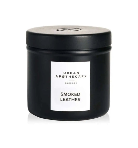 Smoked Leather Luxury Travel Candle - Pieces SA