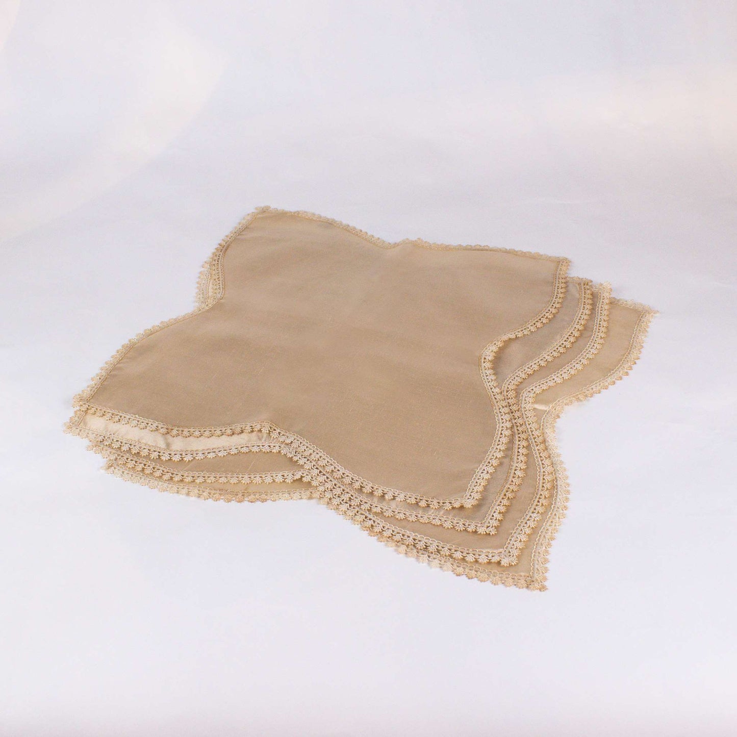Shantung Bread Linen Cloth Beige Set of 4