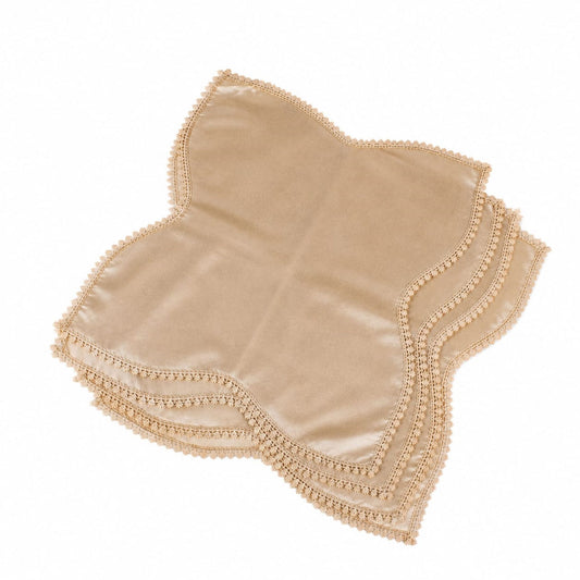 Shantung Bread Linen Cloth Beige Set of 4