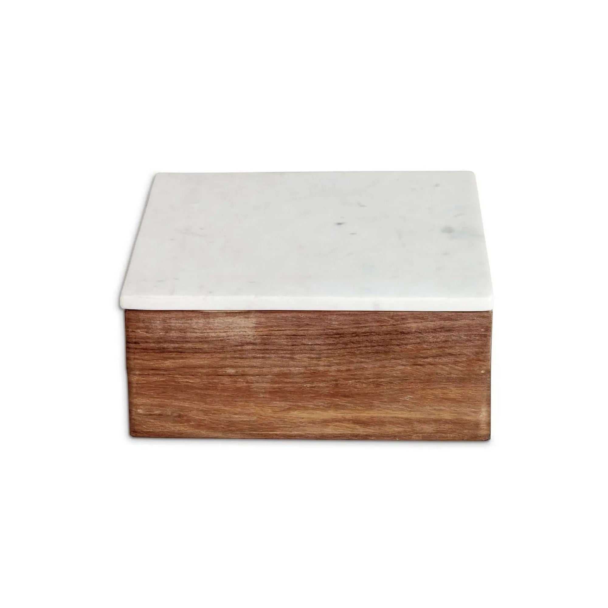 Marblelous Wooden Box Large with White Lid - Pieces SA