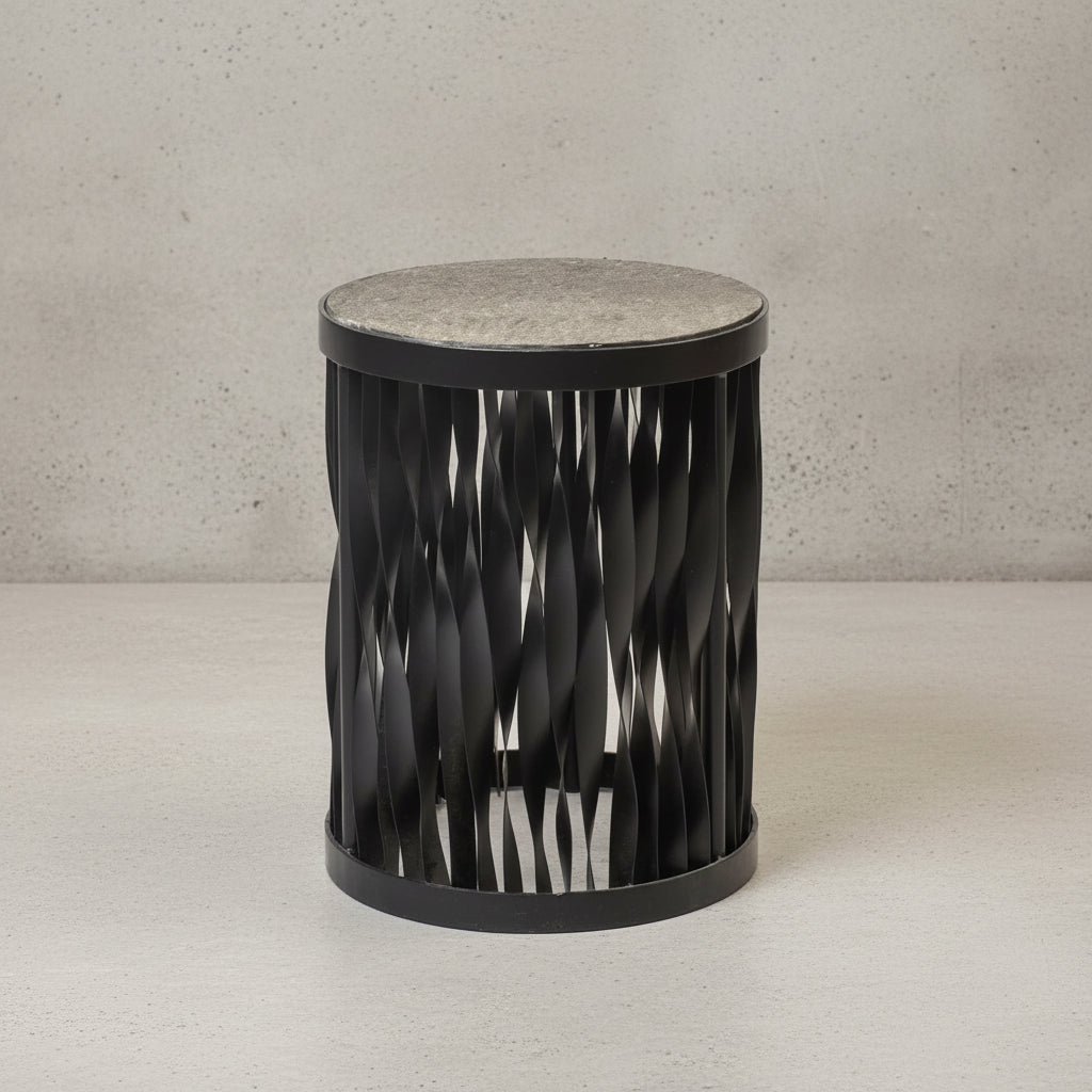 Stool Strips Black Powder Coat