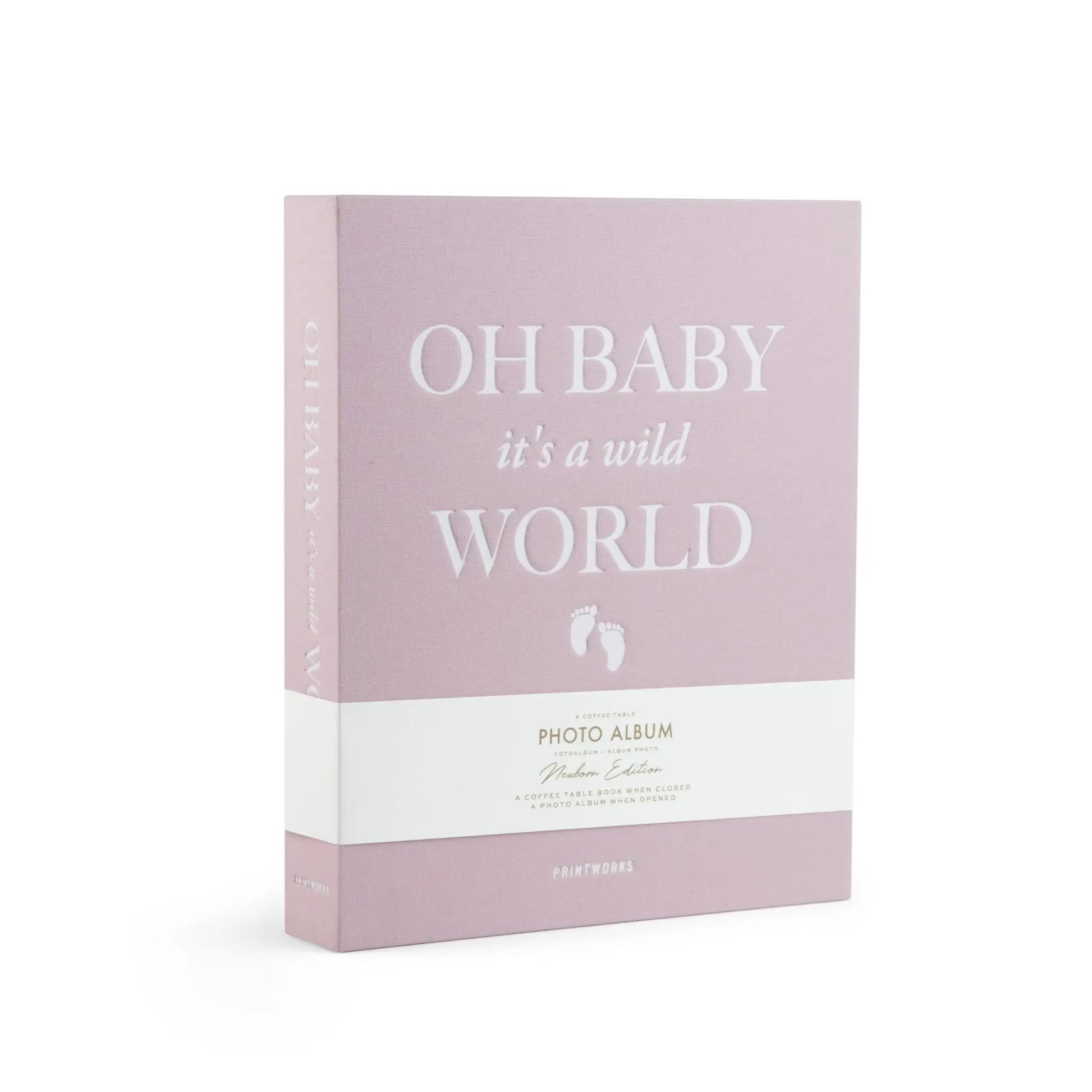 Photo Album Baby It's A Wild World, Pink - Pieces SA