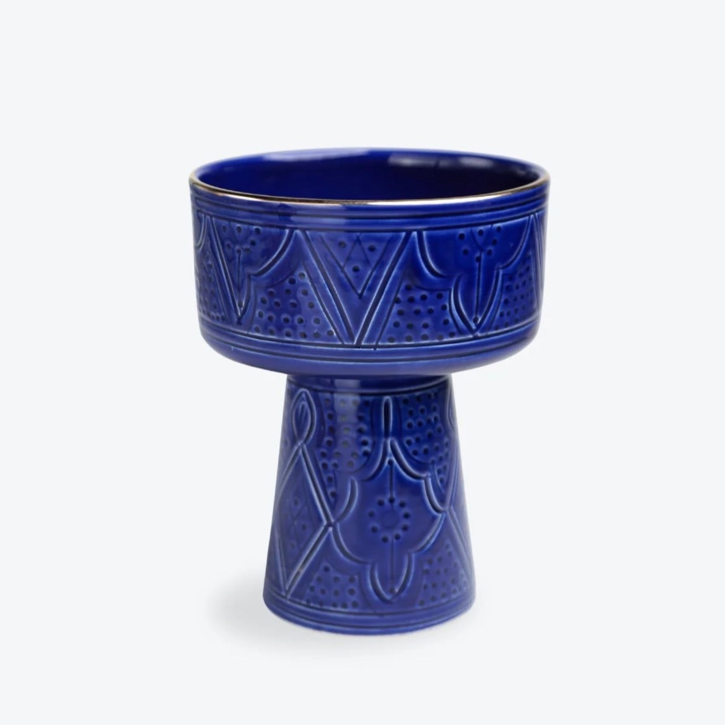 Medium Aperitivo Bowl Impression Gold Ceramic