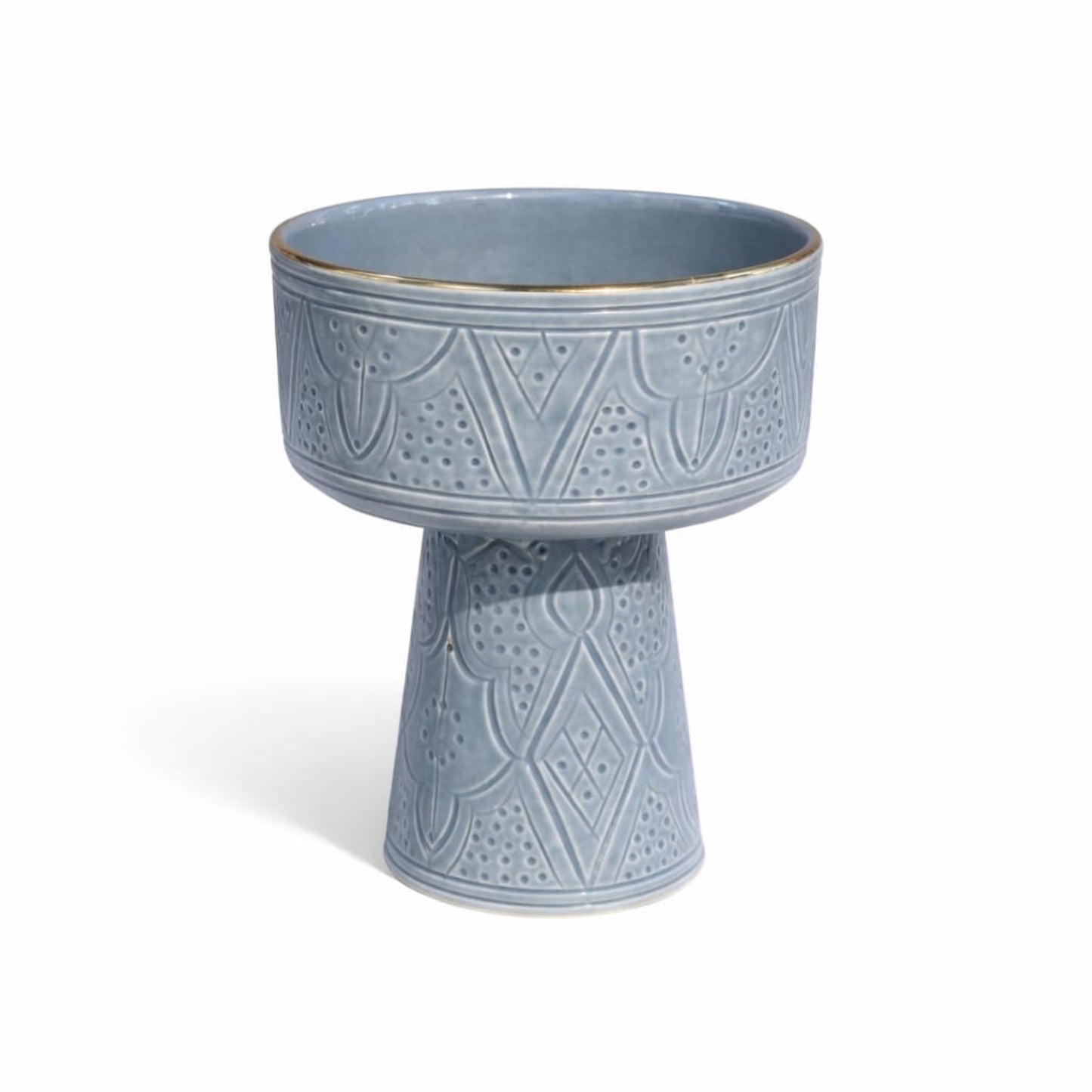 Medium Aperitivo Bowl Impression Gold Ceramic