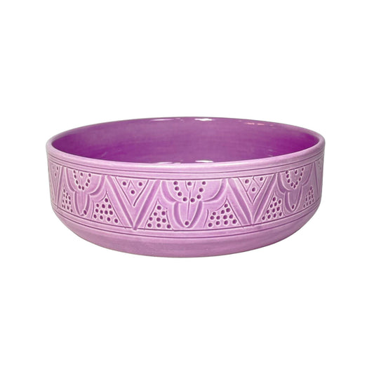 Straight Sided Gold Impression Ceramic Serving Plate