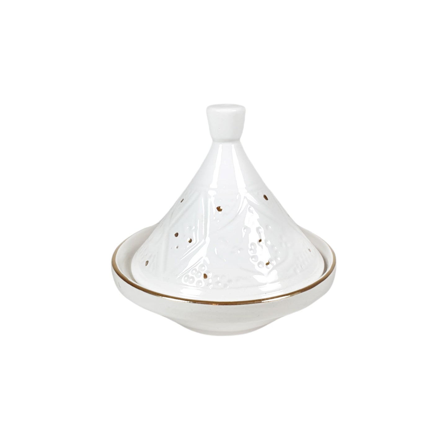 Small Tajine Impression Gold Ceramic