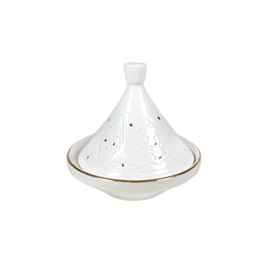 Small Tajine Impression Gold Ceramic