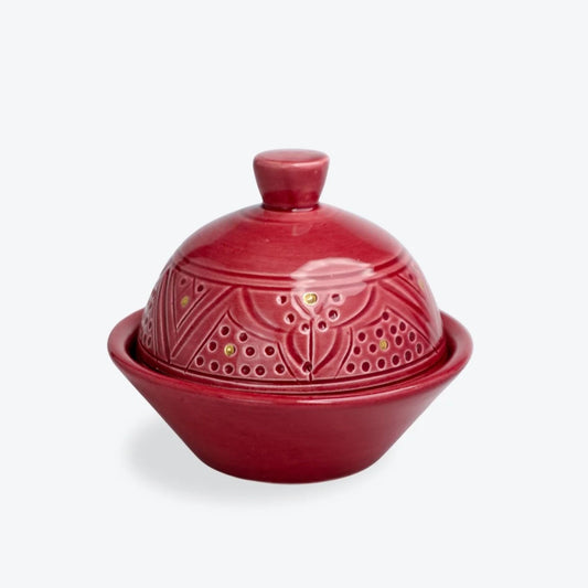 Butter Dish Impression Gold Ceramic