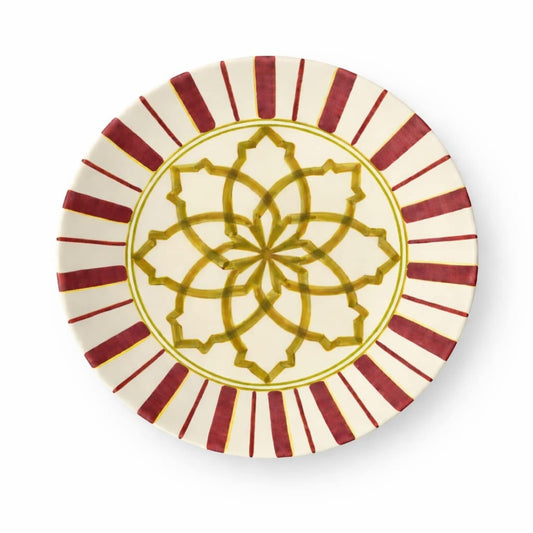 Presentation Plate Mida Gold Ceramic