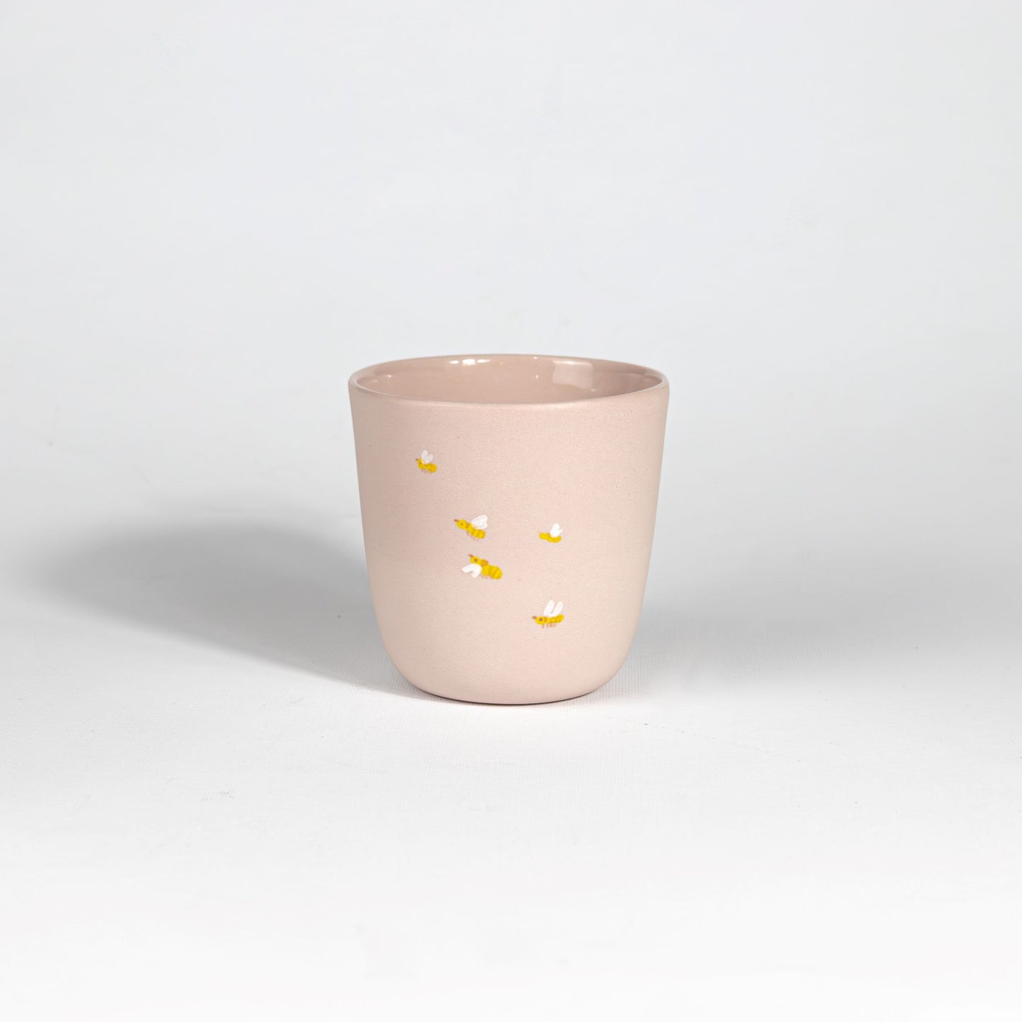 Bees Medium Cup Pink